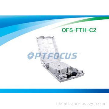 Waterproof FTTH Mini Optical Fiber Termination Box 12 Outle
